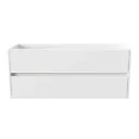 ALONI HAYAT WASTAFELONDERKAST - 2 LADES - SOFTCLOSE - GREEPLOOS - 119,5X50X45 CM - GLANZEND WIT