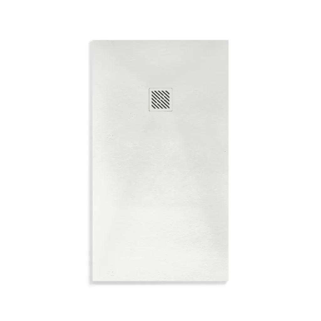 [SL99W] ALONI MADISON DOUCHEBAK - COMPOSIET - 90X90X3CM - MAT WIT