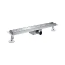 ALONI DOUCHEGOOT - MET TEGELROOSTER - 50 CM - GEBORSTELD RVS