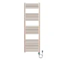 BELRAD ELEKTRISCHE HANDDOEKDROGER - MET DIGITALE, PROGRAMEERBARE THERMOSTAAT - SMART WIFI - AANSLUITING RECHTS - 900W - 1600X500 MM - GEBORSTELD KOPER