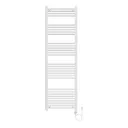 BELRAD ELEKTRISCHE HANDDOEKDROGER - MET DIGITALE, PROGRAMEERBARE THERMOSTAAT - SMART WIFI - AANSLUITING RECHTS - 1000W - 1800X550 MM - GLANZEND WIT