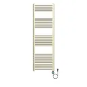BELRAD ELEKTRISCHE HANDDOEKDROGER - MET DIGITALE, PROGRAMEERBARE THERMOSTAAT - SMART WIFI - AANSLUITING RECHTS - 900W - 1600X500 MM - GEBORSTELD GOUD