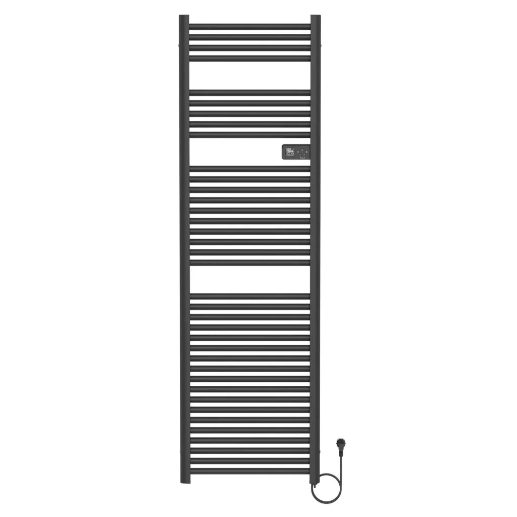 [BLRZE1800540] BELRAD ELEKTRISCHE HANDDOEKDROGER - MET DIGITALE PROGRAMEERBARE THERMOSTAAT - SMART WIFI - 1000W - 1800X540X133 MM - MAT ZWART