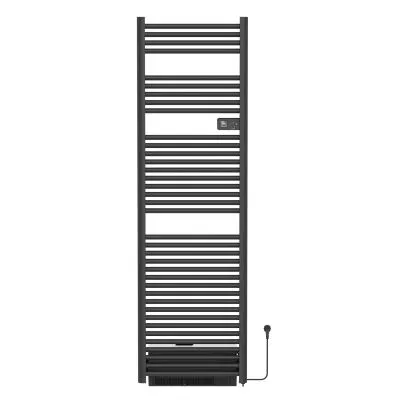 BELRAD ELEKTRISCHE HANDDOEKDROGER MET BLOWER - MET DIGITALE PROGRAMEERBARE THERMOSTAAT - SMART WIFI - 2000W - 1840X540X133 MM - MAT ZWART