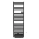 BELRAD ELEKTRISCHE HANDDOEKDROGER MET BLOWER - MET DIGITALE PROGRAMEERBARE THERMOSTAAT - SMART WIFI - 2000W - 1840X540X133 MM - MAT ZWART