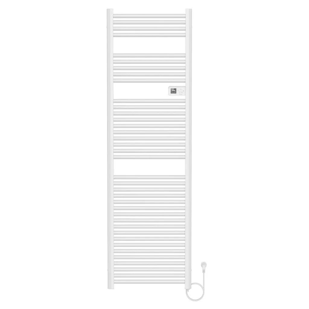 BELRAD ELEKTRISCHE HANDDOEKDROGER - MET DIGITALE PROGRAMEERBARE THERMOSTAAT - SMART WIFI - 850W - 1600X540X133 MM - GLANZEND WIT