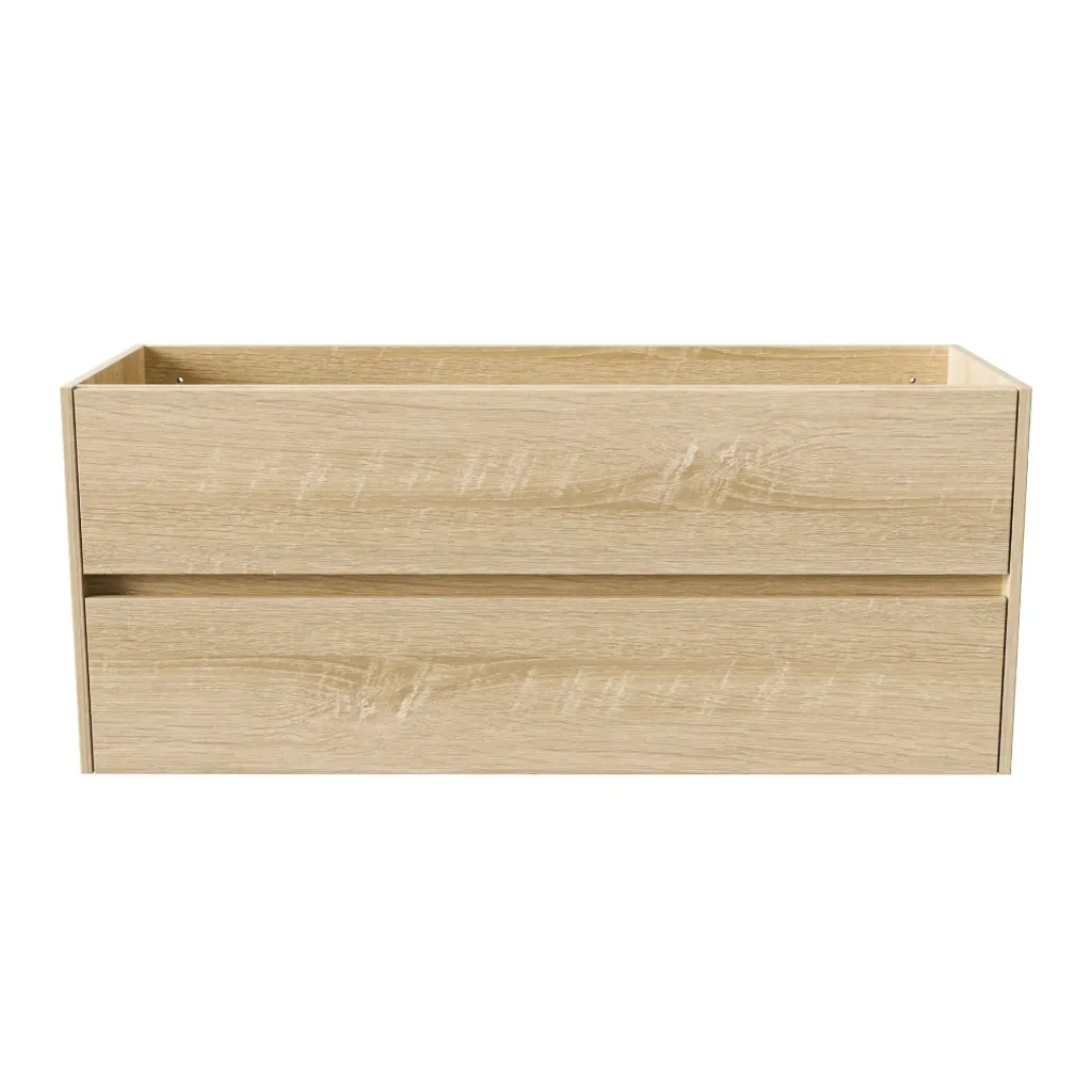 ALONI HAYAT WASTAFELONDERKAST - 2 LADES - SOFTCLOSE - GREEPLOOS - 119,5X50X45 CM - EIK