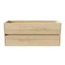 ALONI HAYAT WASTAFELONDERKAST - 2 LADES - SOFTCLOSE - GREEPLOOS - 119,5X50X45 CM - EIK
