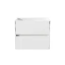 ALONI HAYAT WASTAFELONDERKAST - 2 LADES - SOFTCLOSE - GREEPLOOS - 59,5X50X45 CM - GLANZEND WIT