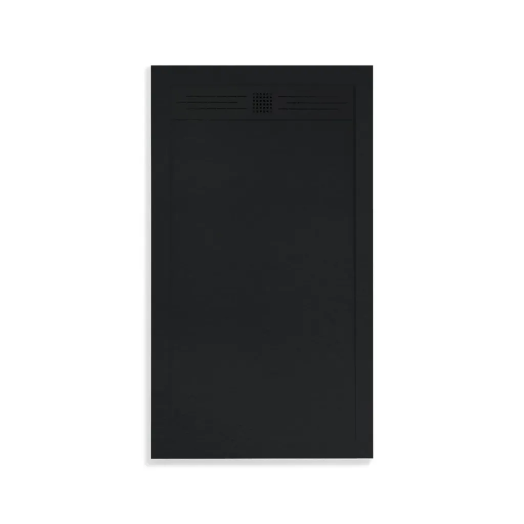 ALONI ELITE DOUCHEBAK - COMPOSIET - 180X90X3CM - MAT ZWART
