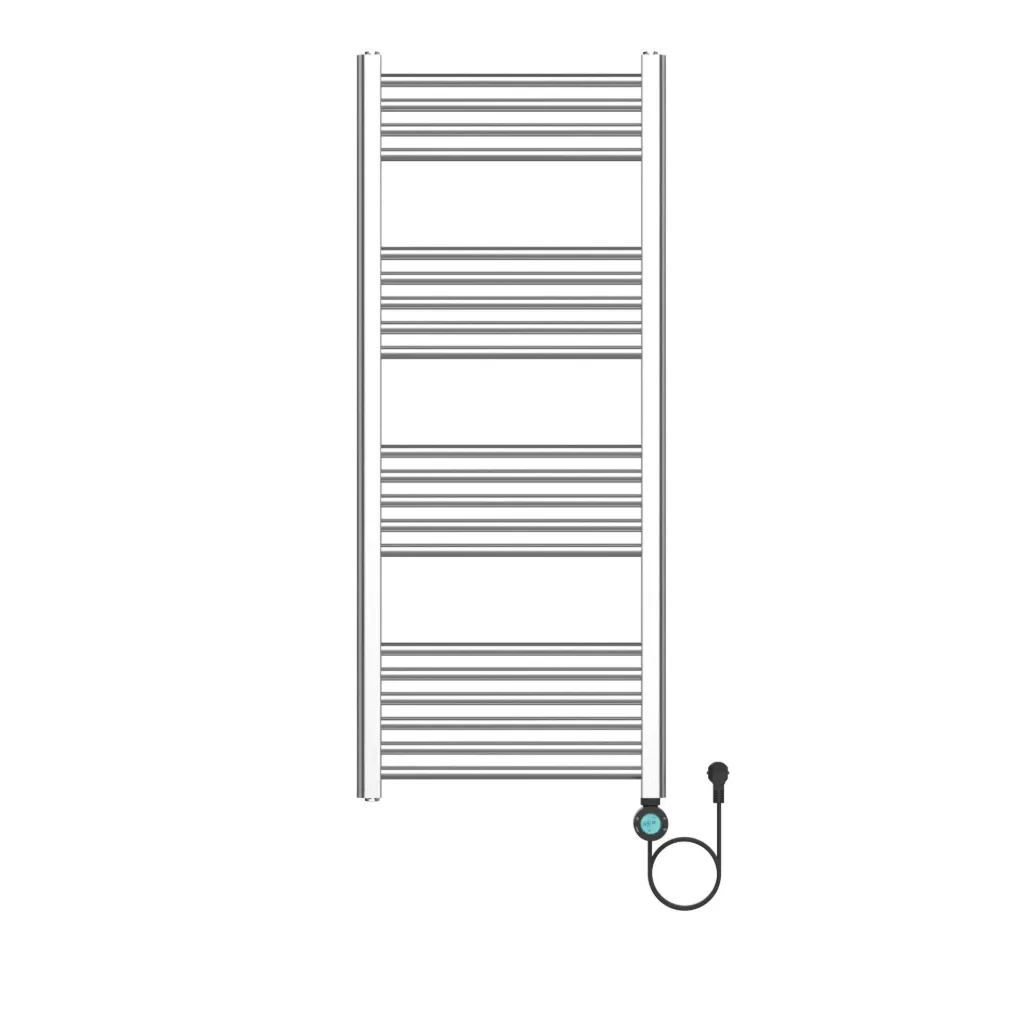 [BERVS1200500] BELRAD ELEKTRISCHE HANDDOEKDROGER - MET DIGITALE, PROGRAMEERBARE THERMOSTAAT - SMART WIFI - AANSLUITING RECHTS - 700W - 1200X500 MM - GEBORSTELD RVS