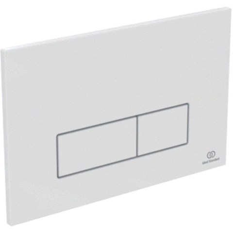 [R0121AC] Bedieningspaneel mechanisch 234x8.5x154 mm, mechanisch rechte hoeken ‐ wit