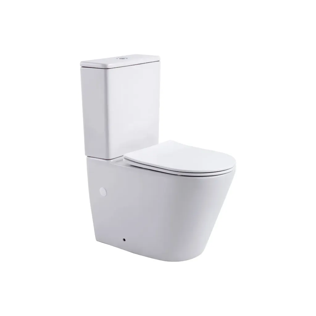 ALONI PRO3027 DUOBLOK - STAAND TOILET - MET RESERVOIR - MET SPOELMECHANISME - DUBBELE SPOELING 4/6L - MET ZITTING - SOFTCLOSE - 38,5X81,5X63 CM - GLANZEND WIT