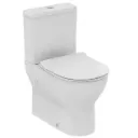 Pack Staande WC Back To Wall Rimless verkort H/PK met reservoir (onderaansluiting) 4.5/3L en soft close zitting