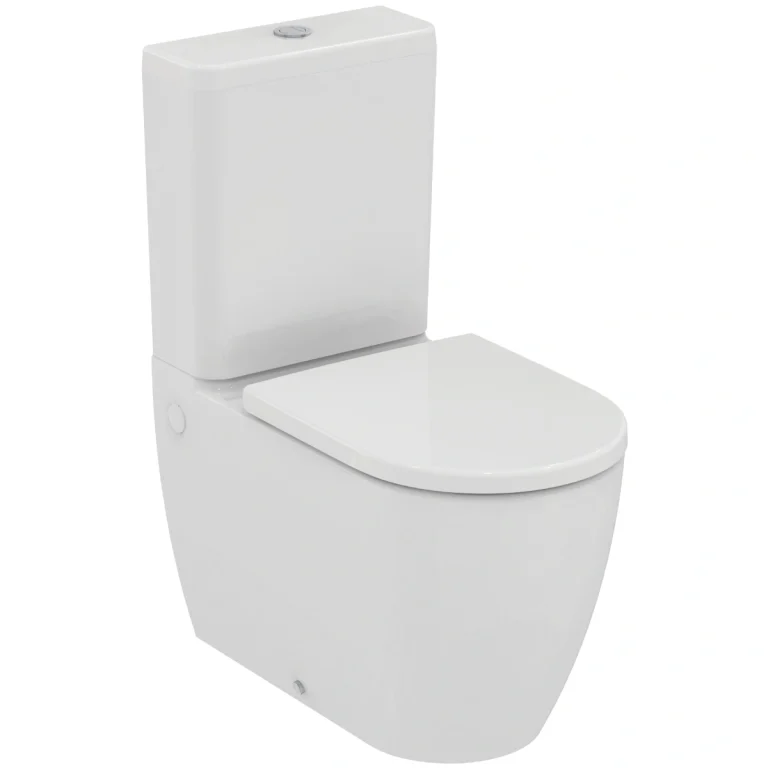 [T569601] PACK staande WC back to wall Rimless H/PK met zitting en deksel soft close en reservoir 3/6 liter (onderaansluiting)